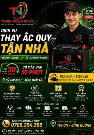 Thay bình ắc quy