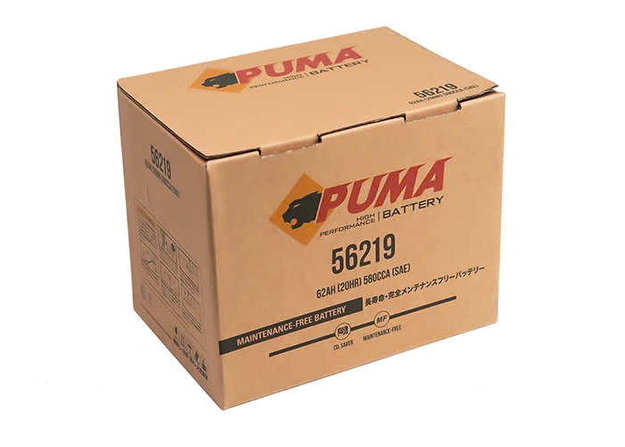 ẮC QUY PUMA DIN62 56219 (12V-62AH)