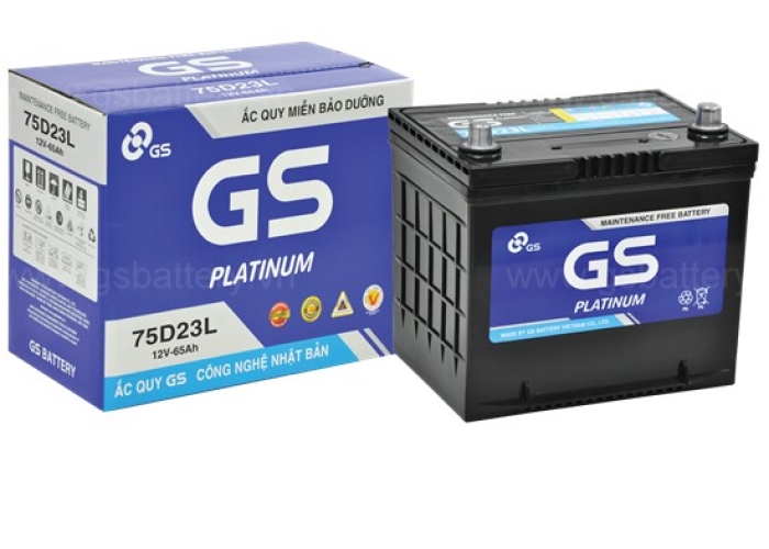 ẮC QUY GS 75D23L (12V-65AH)