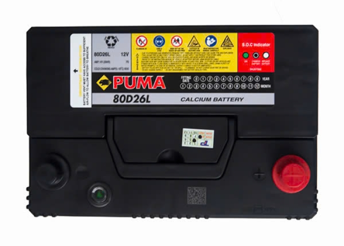 ẮC QUY PUMA 80D26L (12V-70AH)