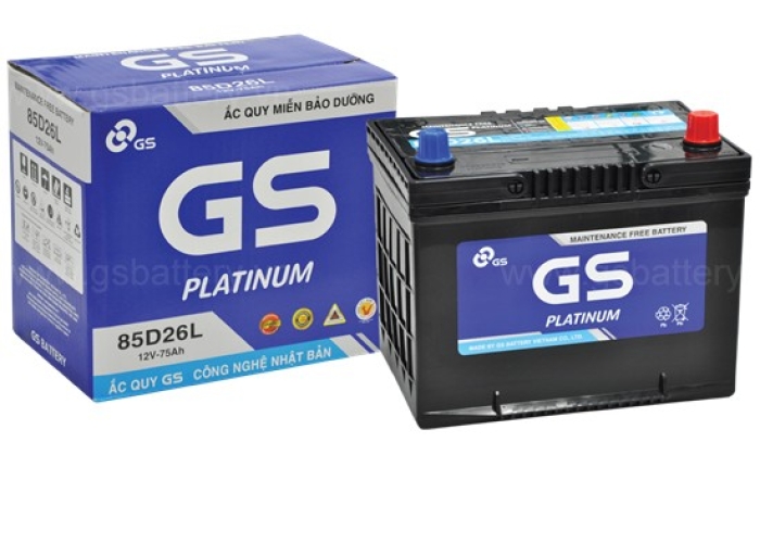 ẮC QUY GS 85D26L (12V-75AH)