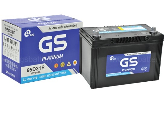 ẮC QUY GS 95D31L (12V-80AH)