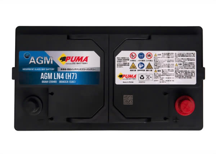 ẮC QUY PUMA AGM LN4 (H7) (12V-80AH)