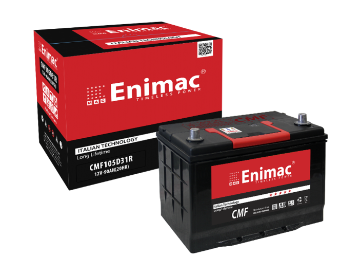 ẮC QUY ENIMAC CMF 105D31R (12V-90AH)