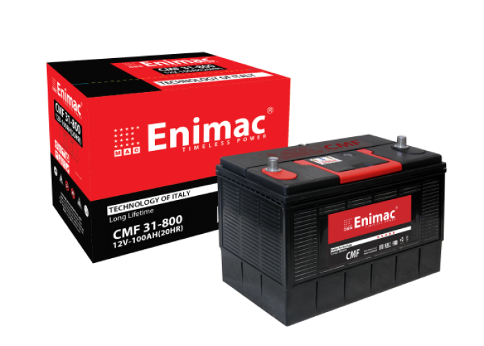 ẮC QUY ENIMAC CMF 31-800 (12V-100AH) CỌC CHÌ