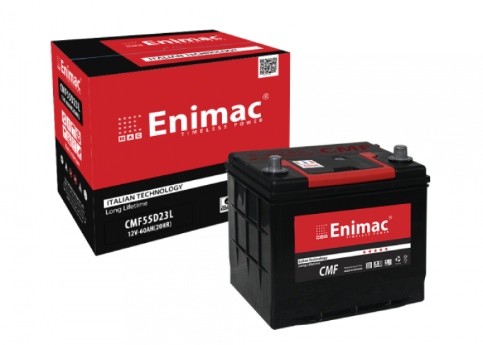 ẮC QUY ENIMAC CMF 55D23L (12V-60AH)