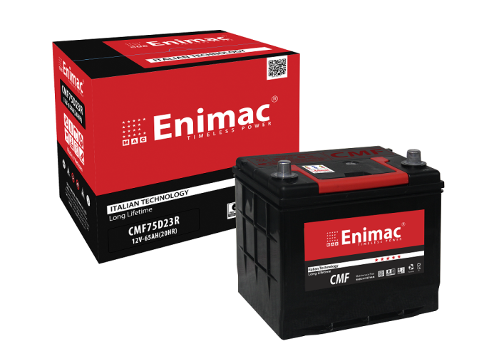 ẮC QUY ENIMAC CMF 75D23R/L (12V-65AH)