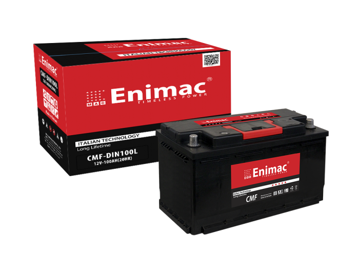 ẮC QUY ENIMAC DIN100L (12V-100AH)