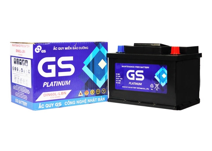 ẮC QUY GS DIN60L (12V-60AH)