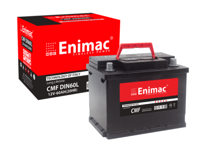 ẮC QUY ENIMAC DIN60 (12V-60AH)