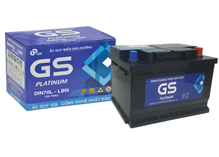 ẮC QUY GS DIN70 (12V-70AH)