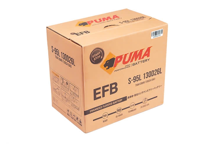 ẮC QUY PUMA EFB S-95L (130D26L) (12V-75AH)