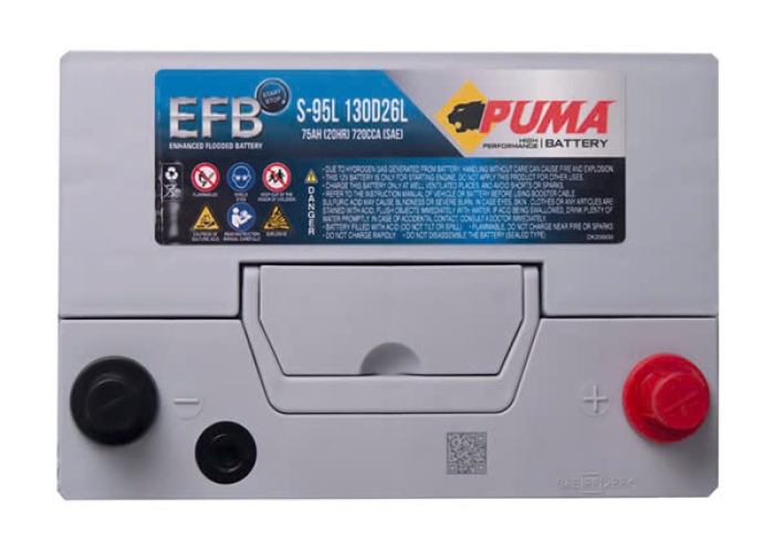 ẮC QUY PUMA EFB S-95L (130D26L) (12V-75AH)