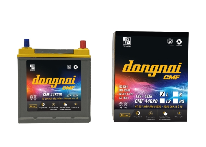 ẮC QUY ĐỒNG NAI 43AH CMF 44B20(R/L)