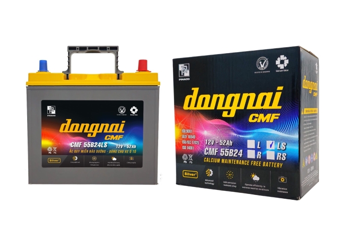 ẮC QUY ĐỒNG NAI 52AH 55B24R