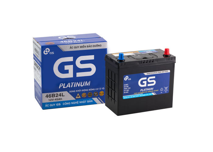 ẮC QUY GS MF 46B24L (12V-45AH)