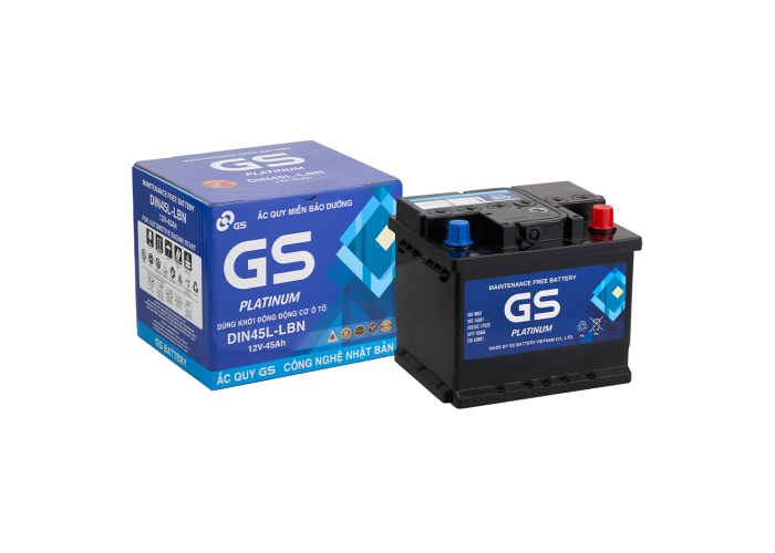 ẮC QUY GS DIN45 L/LBN (12V-45AH)