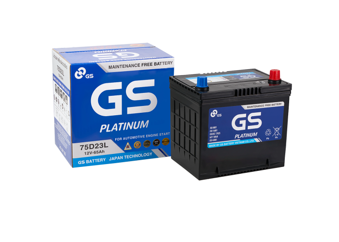 ẮC QUY GS 75D23L (12V-65AH)