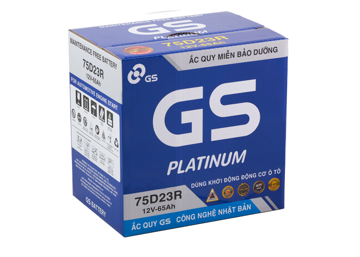 ẮC QUY GS 75D23R (12V-65AH)