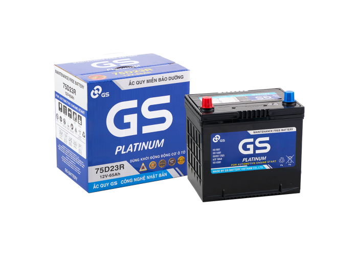 ẮC QUY GS 75D23R (12V-65AH)