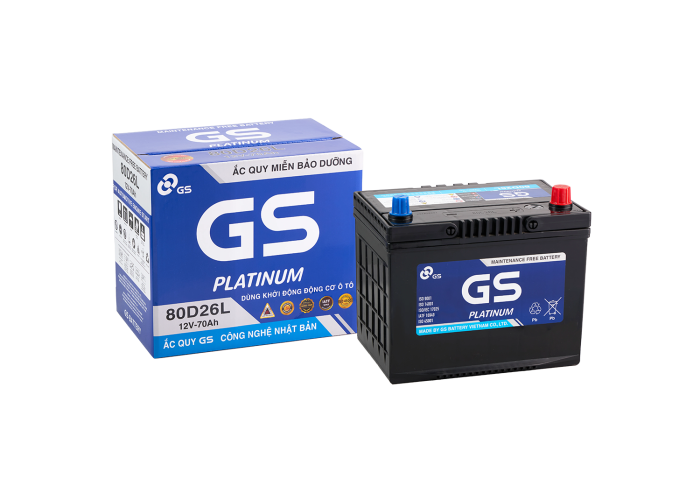 ẮC QUY GS 80D26L (12V-70AH)