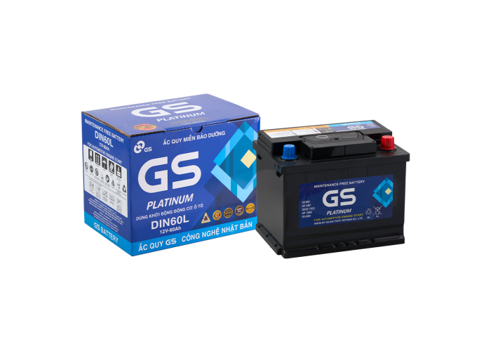 ẮC QUY GS DIN60L (12V-60AH)