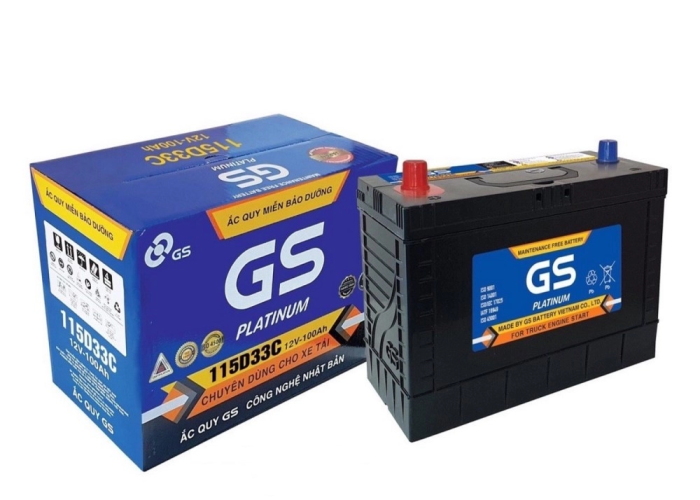 ẮC QUY GS 115D33C (12V-100AH)