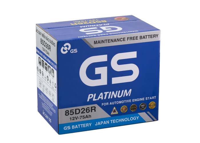 ẮC QUY GS 85D26R (12V-75AH)