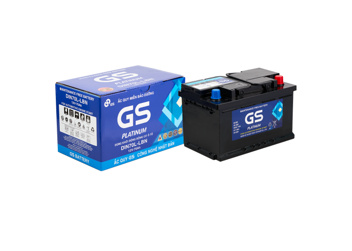 ẮC QUY GS DIN70 (12V-70AH)