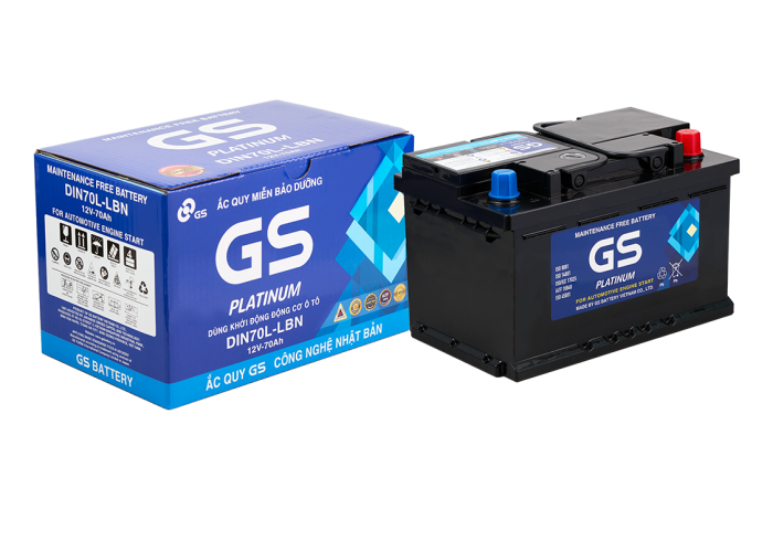 ẮC QUY GS DIN70 (12V-70AH)