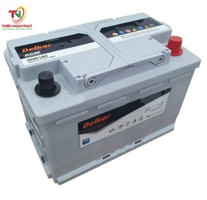 Ắc quy Delkor DIN AGM70 LN3 (12V-70AH)